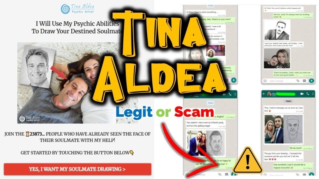 Tina Aldea Soulmate Sketch Reviews: Scam or Legit?